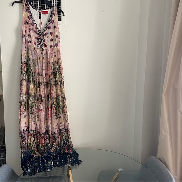 Anthropologie Bhanuni Floral Dress Size 2 - Picture 1 of 7